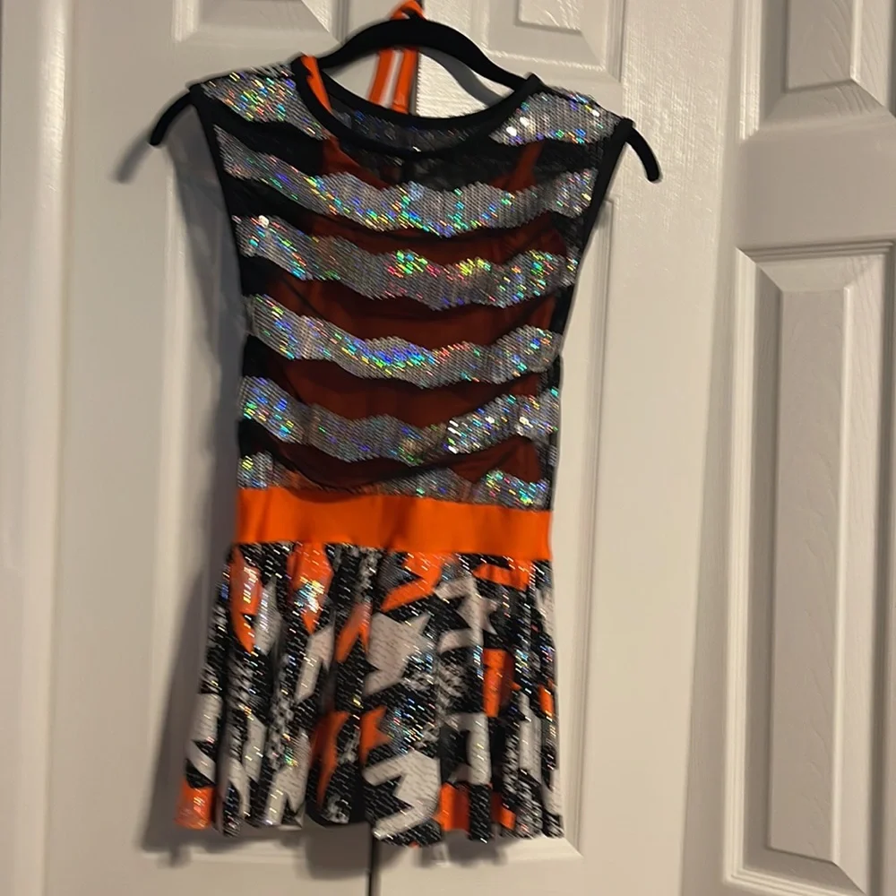 NWOT A Wish Come True dance costume with headband size kids medium